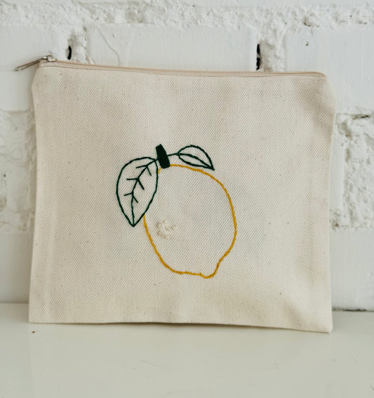 Kosmetiktasche Zitrone