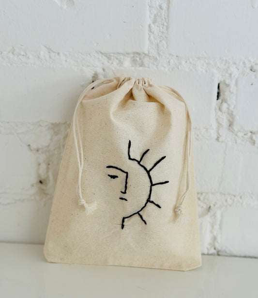 Leinen Beutel Art Line